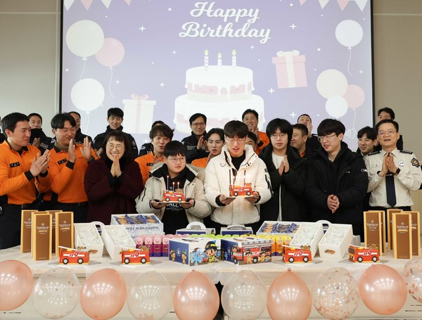 SPC 파리바게뜨, 순직 소방관 가족에 생일파티 행사